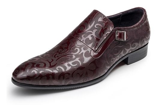Genuine Python Mens Leather Dress Shoes , Exotic Snake Embossed Classic Dress Shoes