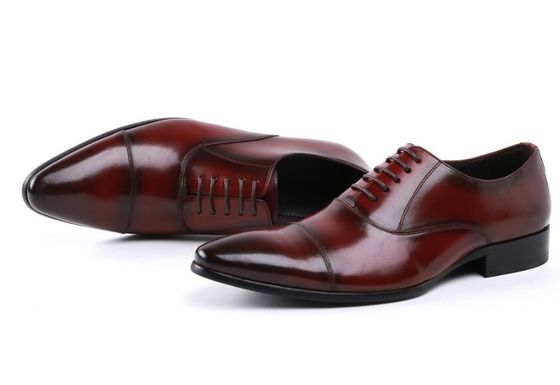 Oxford Army Ceremonial Red Leather Military Officer Men Shoes 39-45# Size