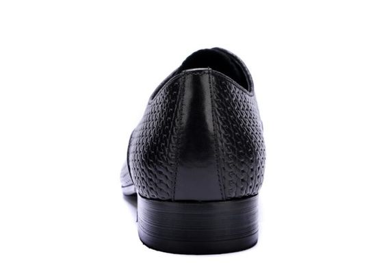 All Woven Bright Genuine Mens Leather Dress Shoes , Leather Oxfords Shoes For Men