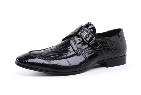 Handmade Bright Leather Brogues Formal Brown Business Shoes For Evening Party Wear