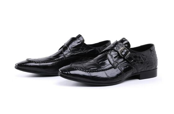 Handmade Bright Leather Brogues Formal Brown Business Shoes For Evening Party Wear