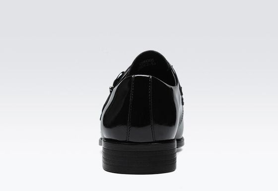 Retro Brogue Men Formal Dress Shoes , Business Office Black Oxford Shoes