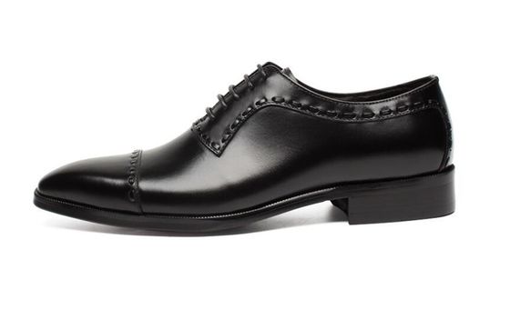 Leather Spring / Fall Men'S Wedding Dress Shoes Mens Fashion Goodyear Soles Oxfords
