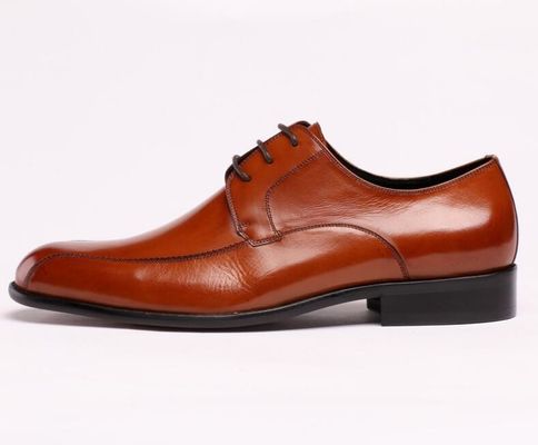 Officer Business Mens Leather Dress Shoes , Black Dress Loafers Slip Resistant
