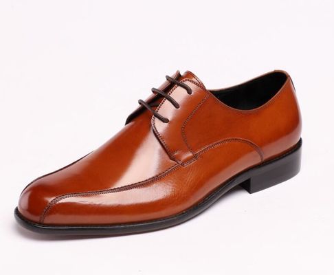 Officer Business Mens Leather Dress Shoes , Black Dress Loafers Slip Resistant