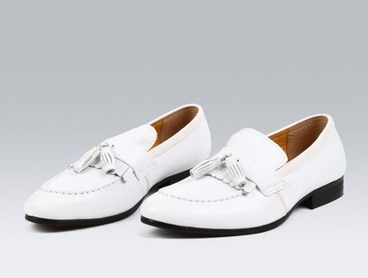 Genuine Suede Tassel Loafers Mens Shoes / Suede Leather Dress Shoes ODM
