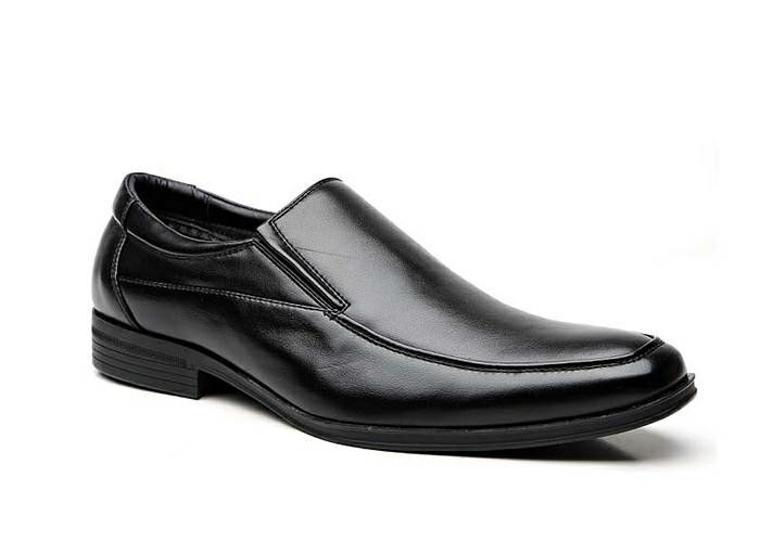 Slip on Loafers Black Durability Mens Casual Dress Shoes For Formal Events