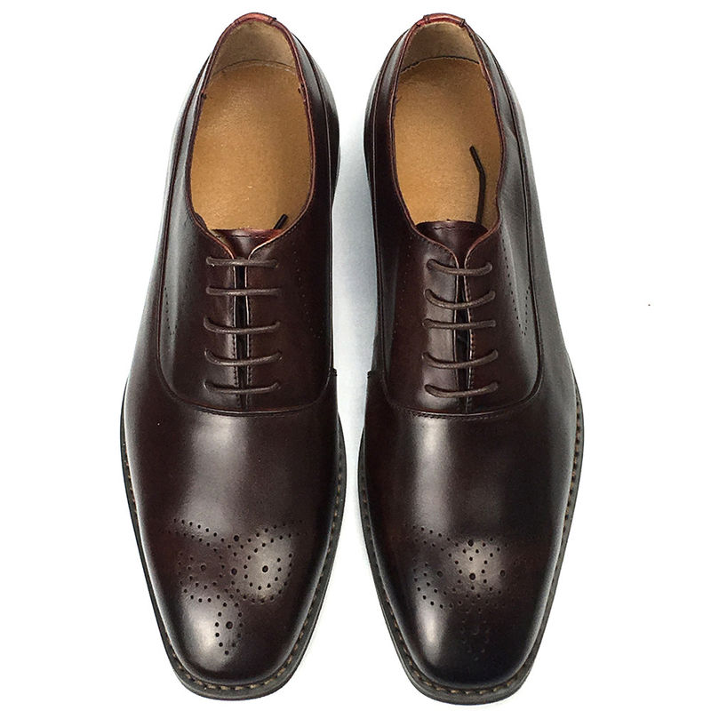 Brogue Category Men'S Wedding Dress Shoes Custom Printing Logo Loafer Design